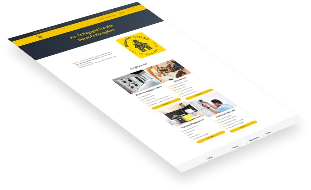 WordPress üzleti weboldalkészítés