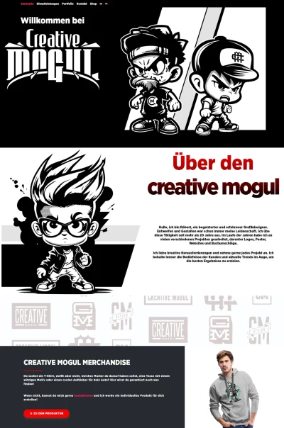 Többnyelvű üzleti weboldal