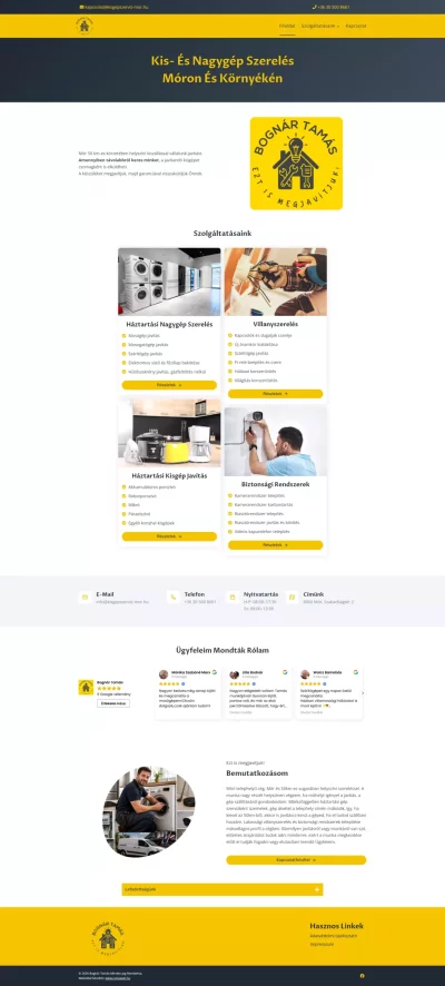 Weboldal készítés szolgáltatók számára